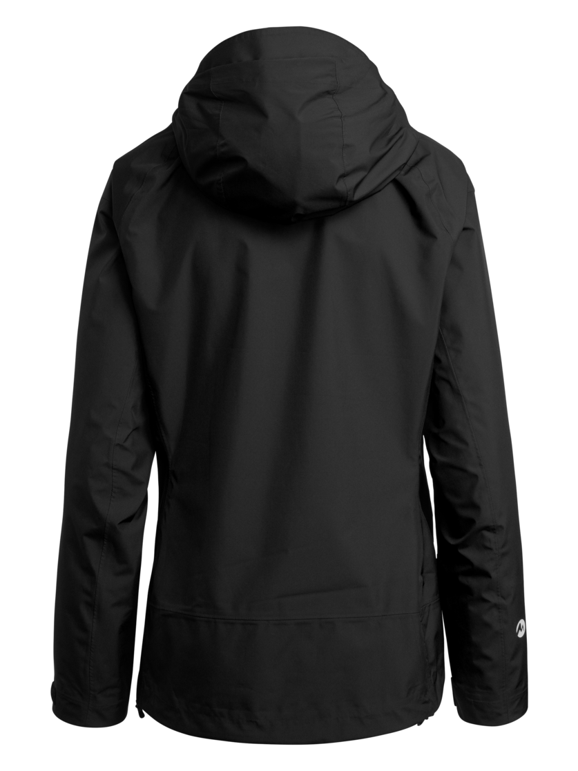 Martini Sportswear - GO 4 IT - Hardshell jackets in black - rear view - Women