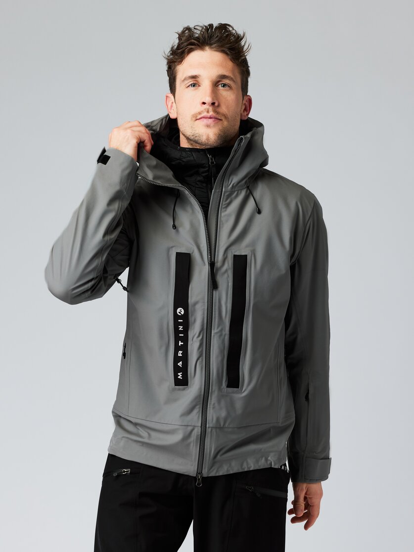 Martini Sportswear - PRO.TECT - Hardshell Jacken in carbon-black - Vorderansicht Model - Herren
