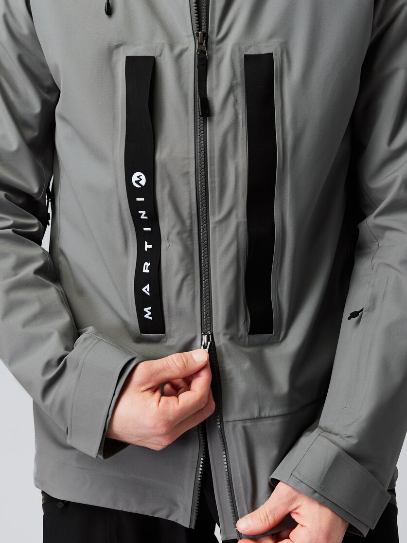 Martini Sportswear - PRO.TECT - Hardshell Jacken in carbon-black - Detail 1 - Herren