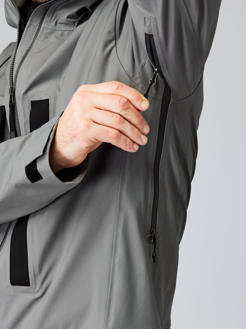 Martini Sportswear - PRO.TECT - Hardshell Jacken in carbon-black - Detail 4 - Herren