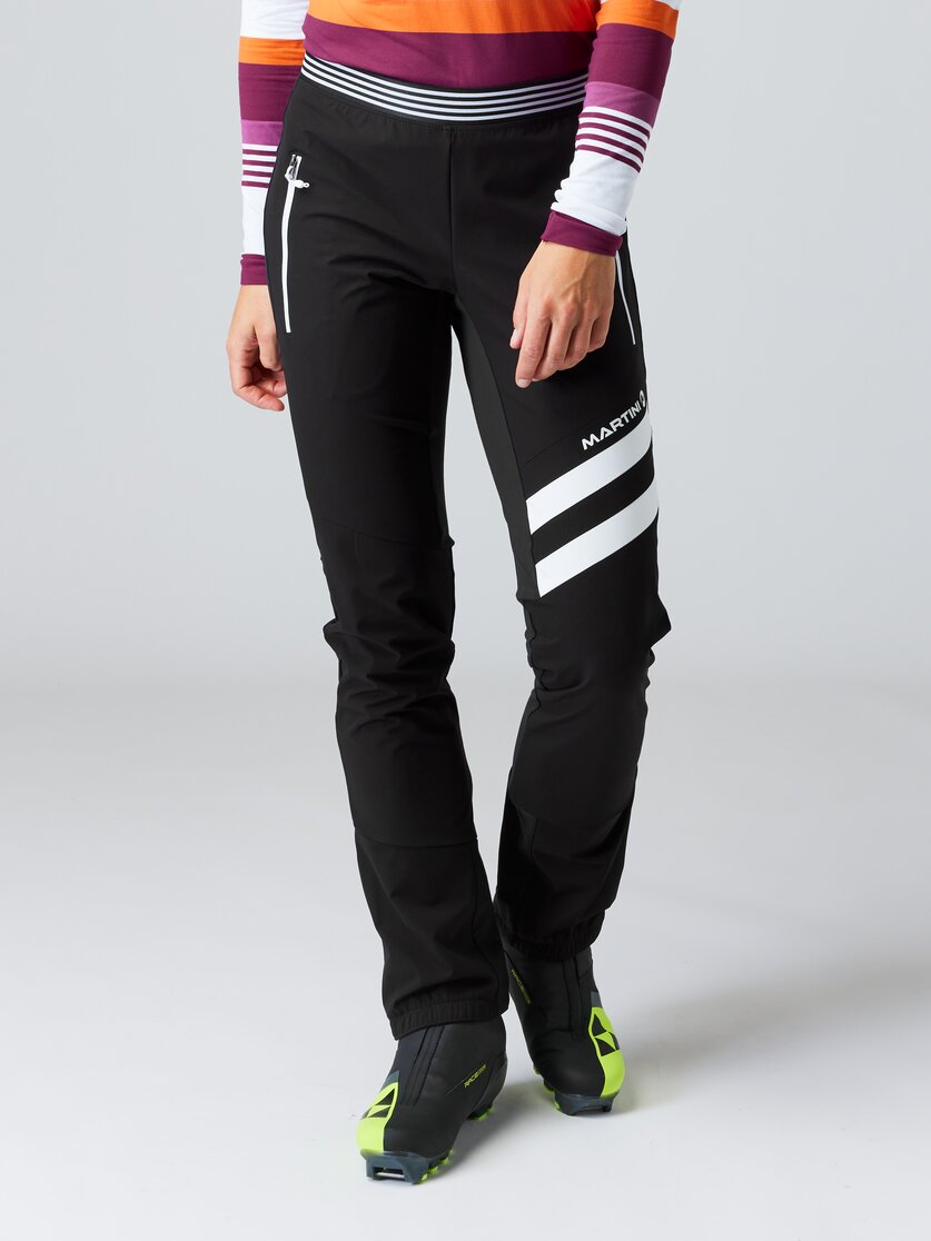 Martini Sportswear - EASY.RUN - Long pants in black-white - front view model - Women