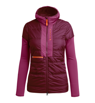 Martini Sportswear - ANVIL - Hybrid Jackets in Red-Violet-Pink-Violet - front view - Women