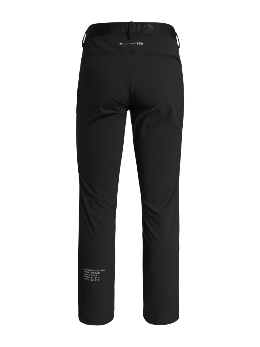 Martini Sportswear - ALPINE.CROSS "K" - Petite Pants in black - rear view - Men
