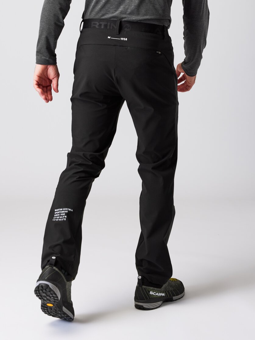 Martini Sportswear - ALPINE.CROSS "K" - Petite Pants in black - rear view model - Men