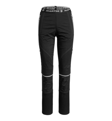 Martini Sportswear - GIRO  "K" - Pants short cut in Black-White - front view - Unisex