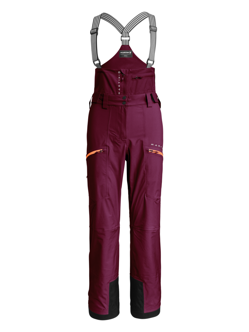 Martini Sportswear - JUMP TURN_PLUS - Hardshell pants in plume - front view - Women