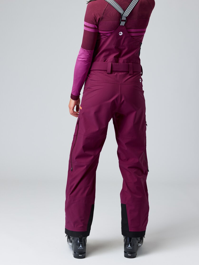 Martini Sportswear - JUMP TURN_PLUS - Hardshell pants in black - rear view model - Women