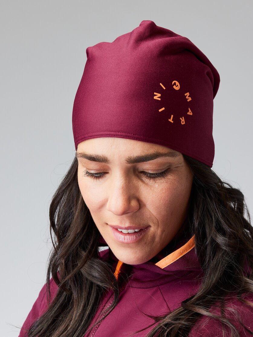 Martini Sportswear - UP+DOWN - Beanie in true navy - front view model - Unisex
