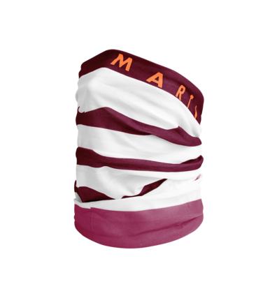 Martini Sportswear - ALL PASSION_W25 - Neckwarmer in Red-Violet-Pink-Violet - front view - Unisex