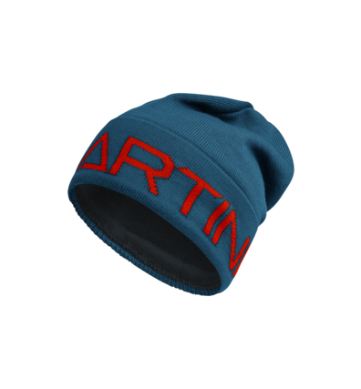 Martini Sportswear - PATROL - Beanies in Night Blue-Red - front view - Unisex