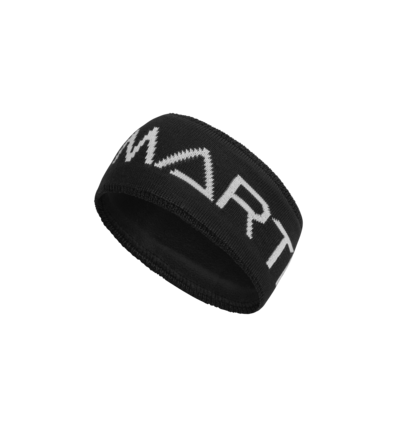 Martini Sportswear - PATROL_headband - Stirnbänder in Schwarz-Weiß - Vorderansicht - Unisex