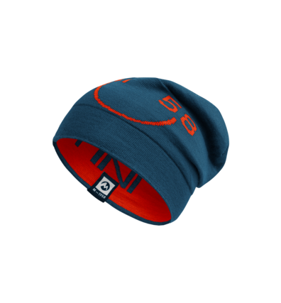 Martini Sportswear - NUOVO - Beanies in Night Blue-Red - front view - Kids