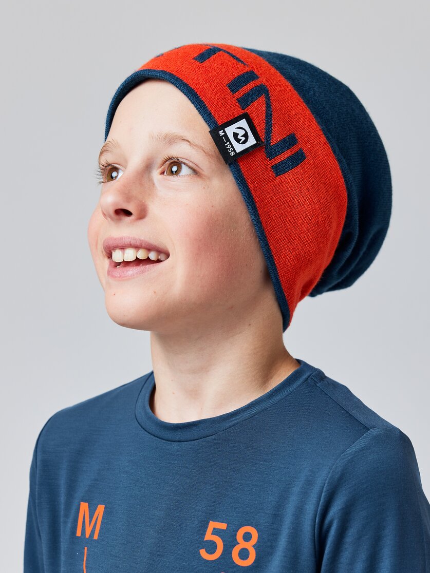 Martini Sportswear - NUOVO - Mütze in poseidon-ice - Vorderansicht Model - Kinder