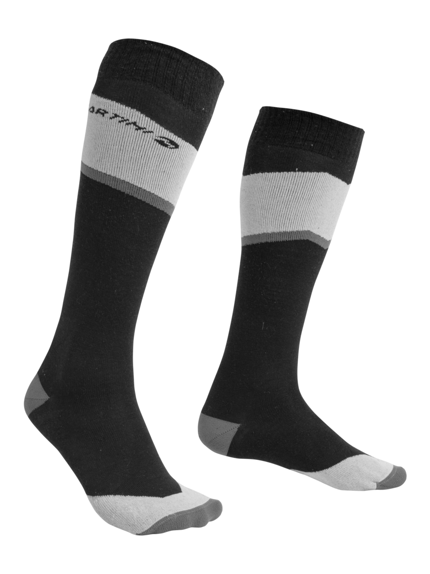 Martini Sportswear - WALK.UP - Socks in black-white-carbon - front view - Unisex
