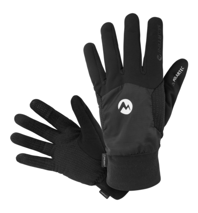 Martini Sportswear - X.ALPINE - Gloves in Black - front view - Unisex