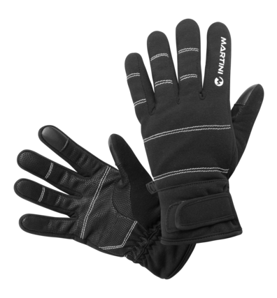 Martini Sportswear - FIRN - Gloves in Black - front view - Unisex