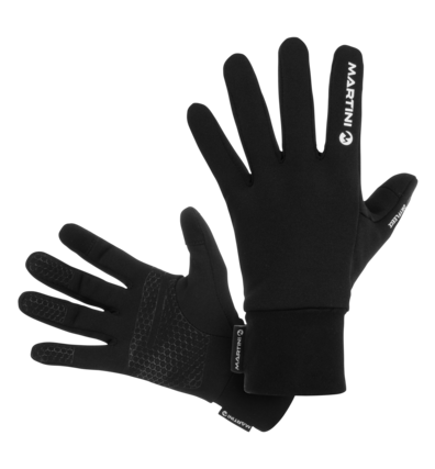 Martini Sportswear - CROSSOVER - Gloves in Black - front view - Unisex