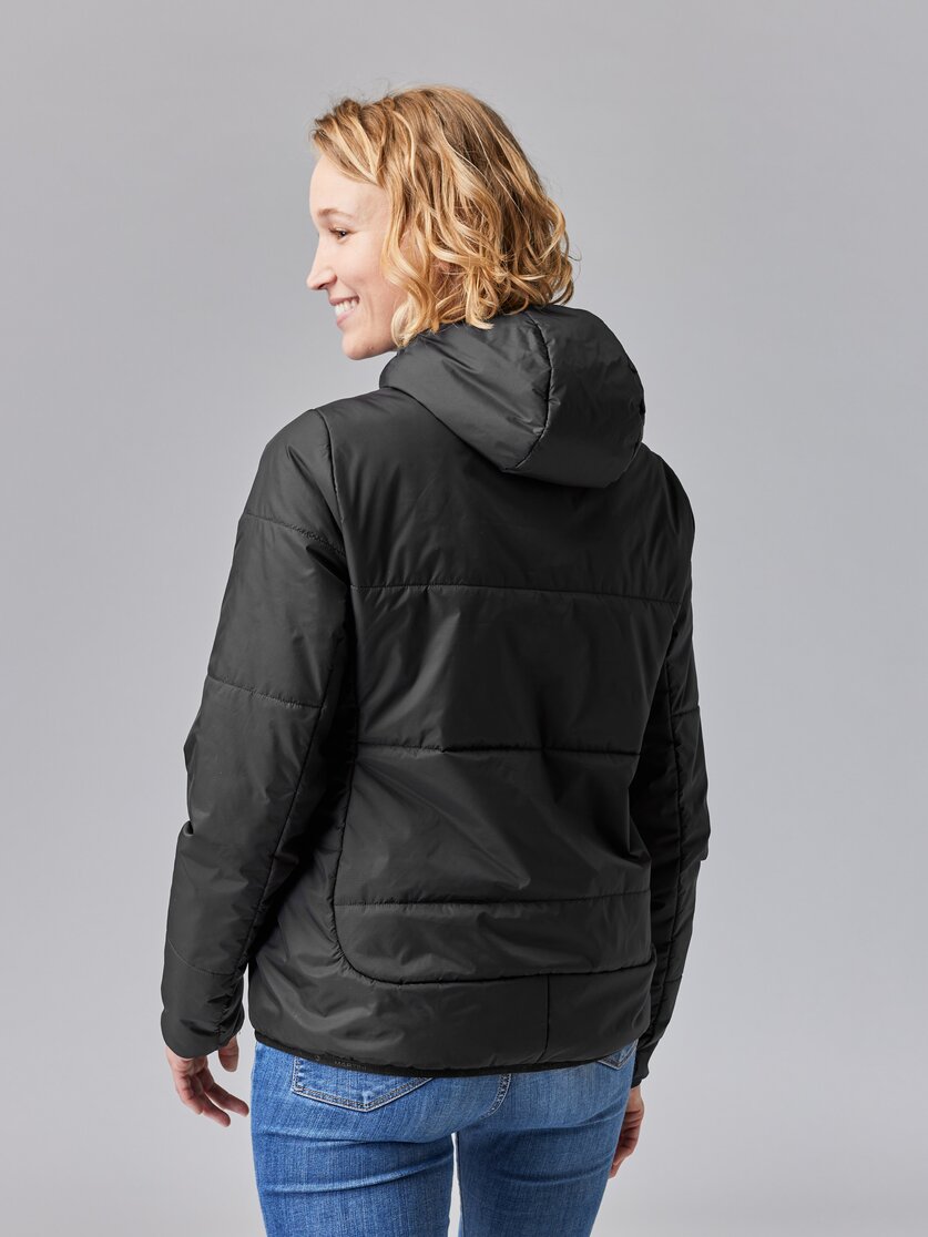 Martini Sportswear - PURE - Giacche Primaloft e Gloft in black - vista laterale modello - Donna