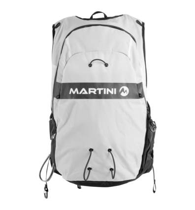 Martini Sportswear - AROUCA - Backpack in White-Black - front view - Unisex