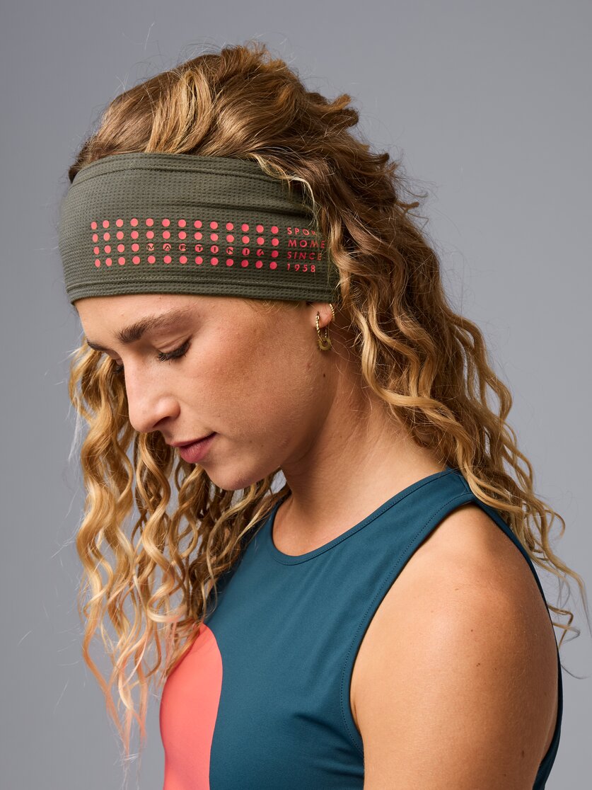 Martini Sportswear - Highventure Headband W - Headbands in white-black - front view model - Women