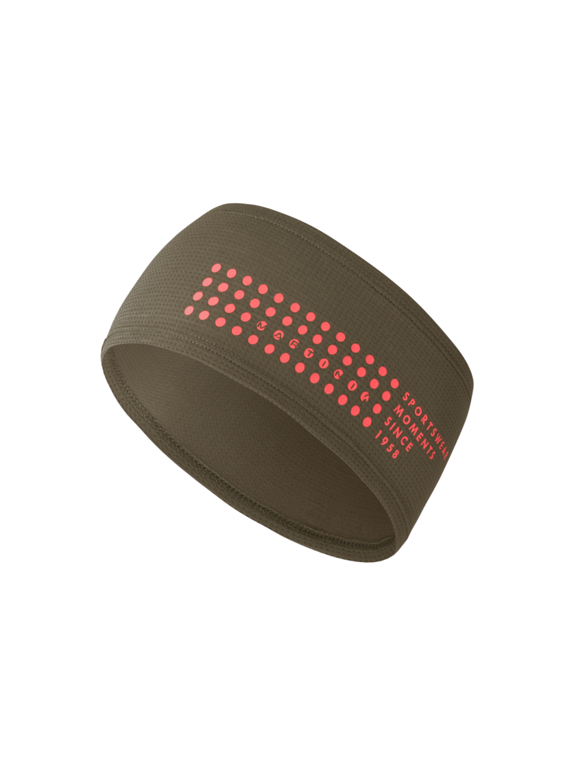 Martini Sportswear - Highventure Headband W - Stirnbänder in moss-punch - Vorderansicht - Damen
