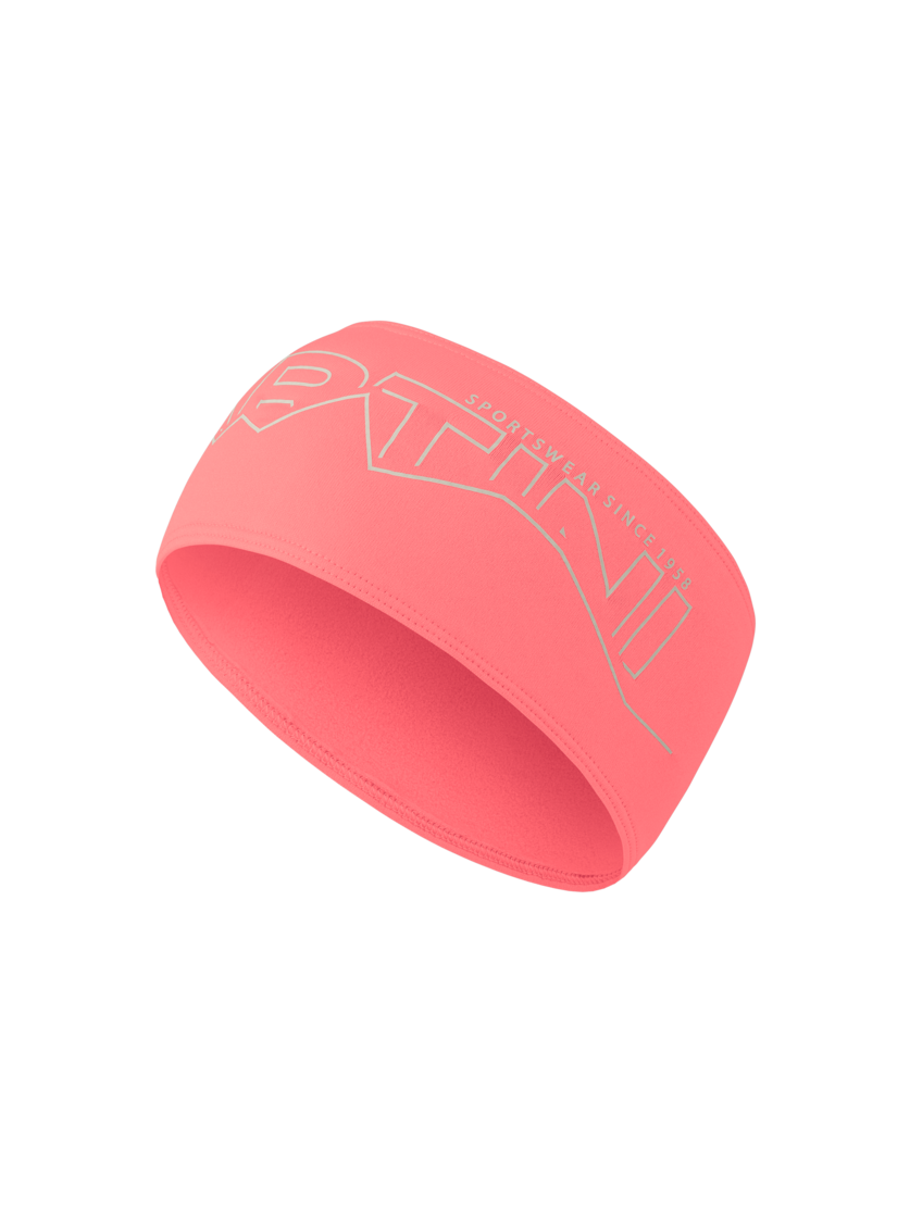 Martini Sportswear - Horizon Functional Headband W - Headbands in rosy glow-off white - front view - Women