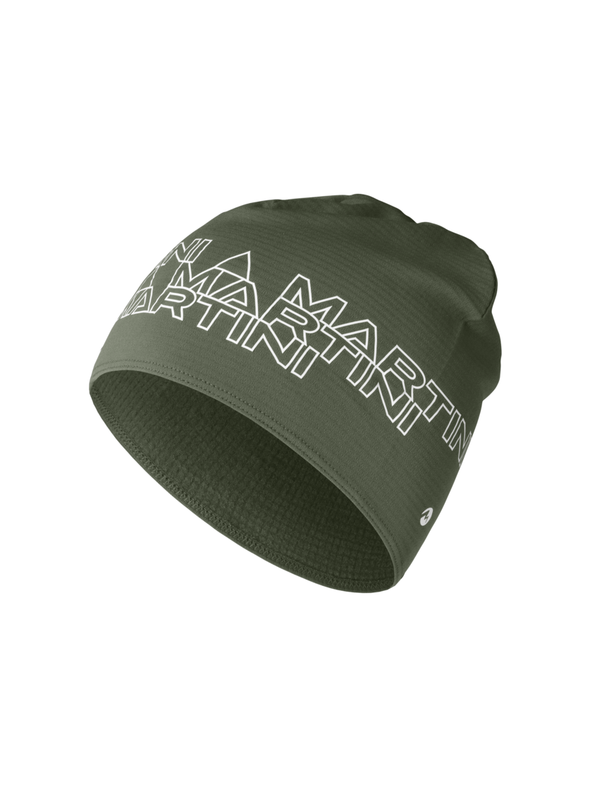 Martini Sportswear - Fullforce Functional Cap W - Beanie in mosstone - front view - Unisex