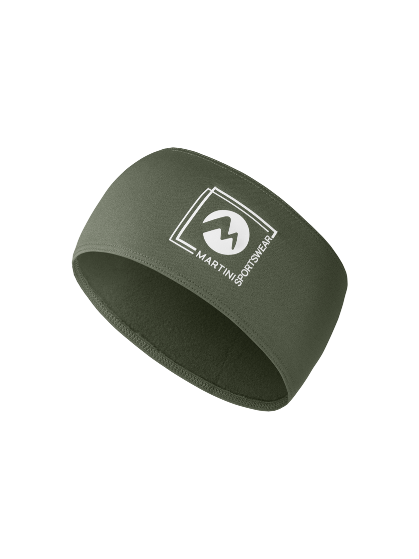 Martini Sportswear - Horizon Functional Headband W - Fasce per la testa in mosstone - vista frontale - Unisex