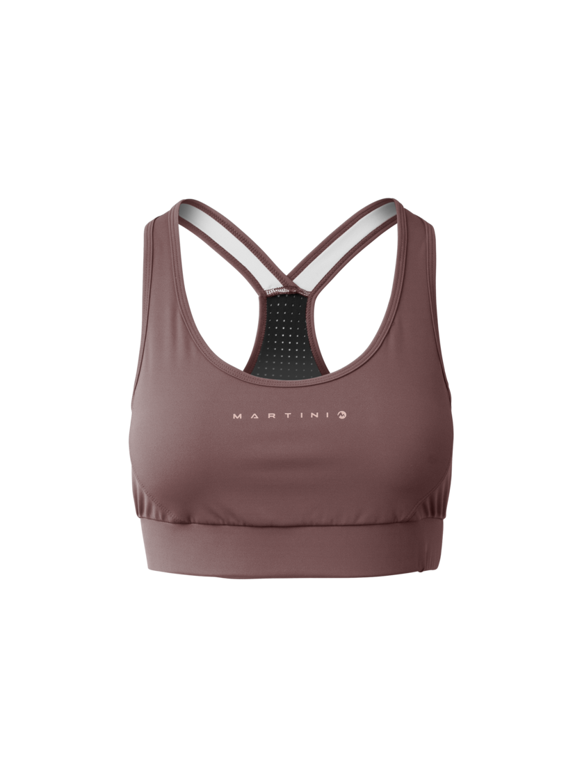 Martini Sportswear - Hillclimb Bra W - Reggiseni sportivi in clay - vista frontale - Donna