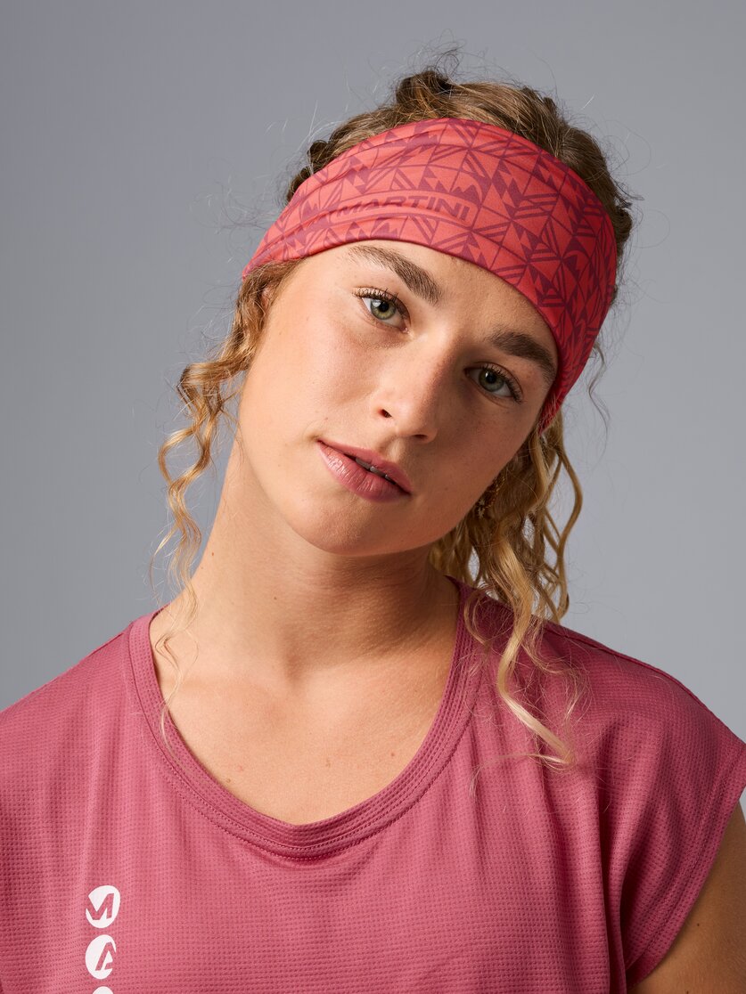 Martini Sportswear - Sunrise Hairband W - Haarbänder in black-white - Vorderansicht Model - Damen