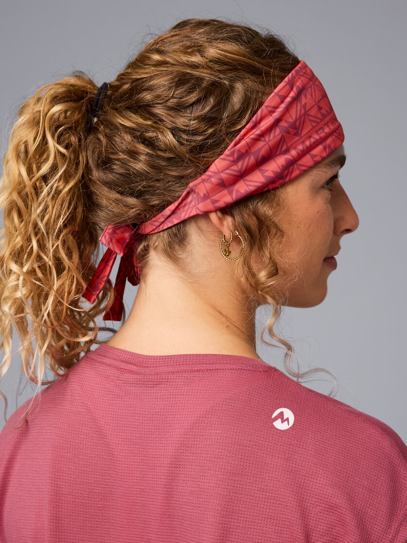 Martini Sportswear - Sunrise Hairband W - Haarbänder in black-white - Rückansicht Model - Damen