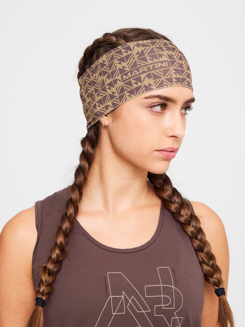 Martini Sportswear - Sunrise Headband W - Headbands in black-white - front view model - Women