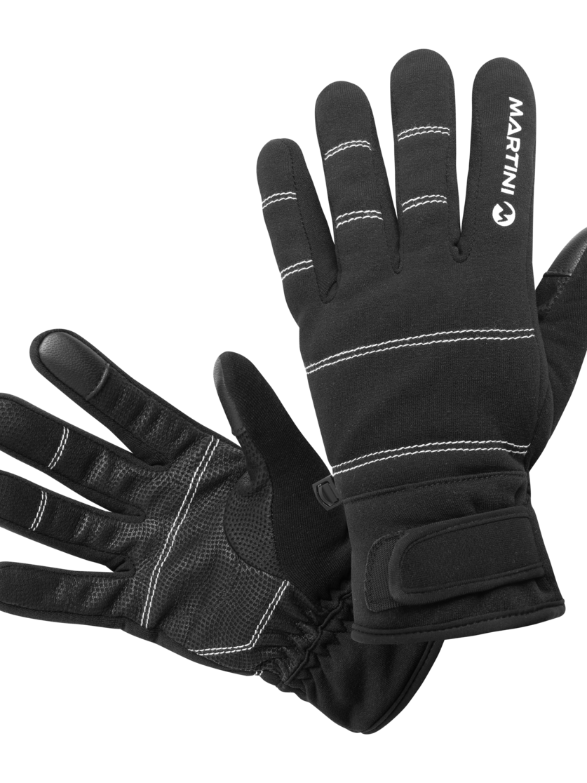 Martini Sportswear - Firn Gloves Uni - Gloves & mittens in black - front view - Unisex