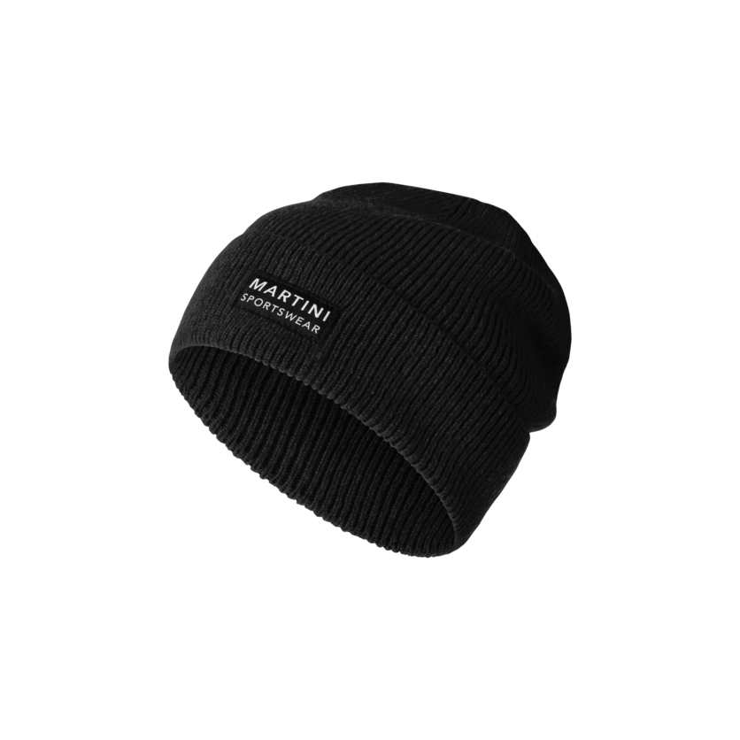 Martini Sportswear - Firstline Knitted Cap Uni - Mütze in black - Vorderansicht - Unisex