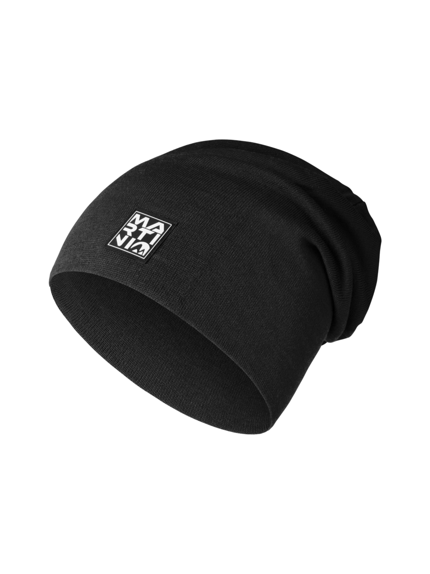 Martini Sportswear - Timeless Knitted Cap Uni - Mütze in black - Vorderansicht - Unisex