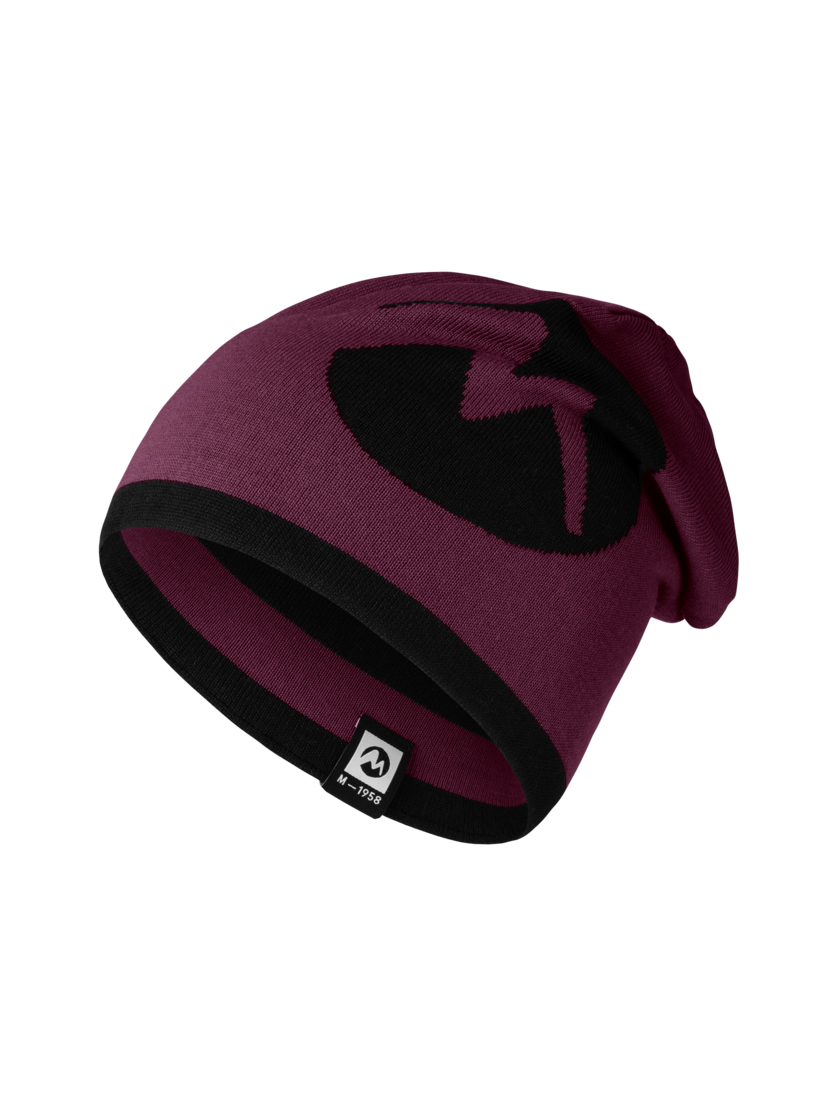 Martini Sportswear - Argon Knitted Cap Uni - Beanie in fairy tale-black - front view - Unisex