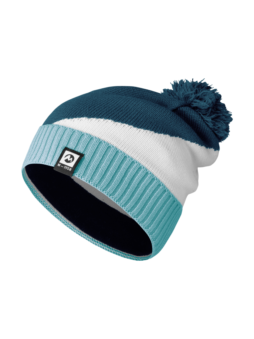 Martini Sportswear - Glint Knitted Cap Uni - Mütze in poseidon - Vorderansicht - Unisex