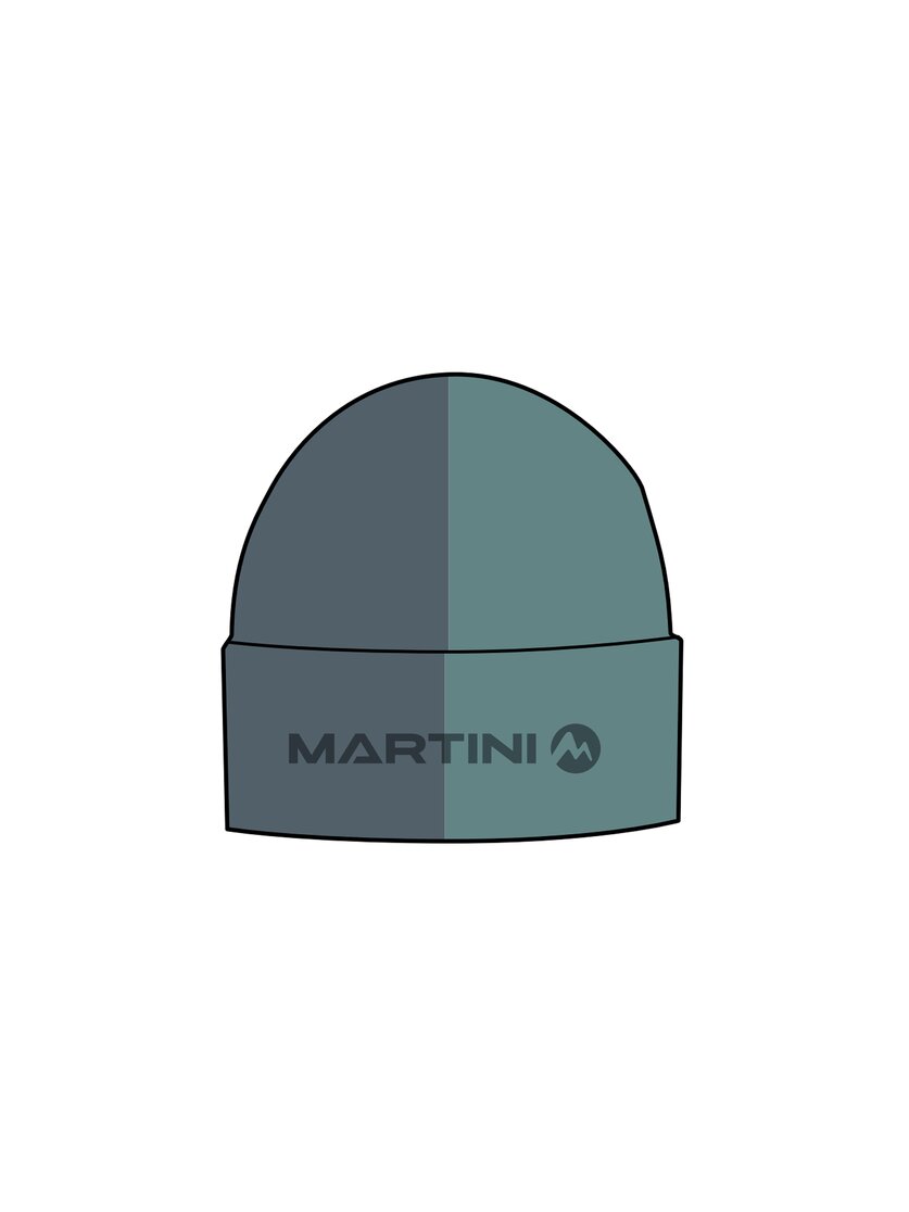 Martini Sportswear - Recharge Knitted Cap Uni - Beanie in storm-misty blue - front view - Unisex