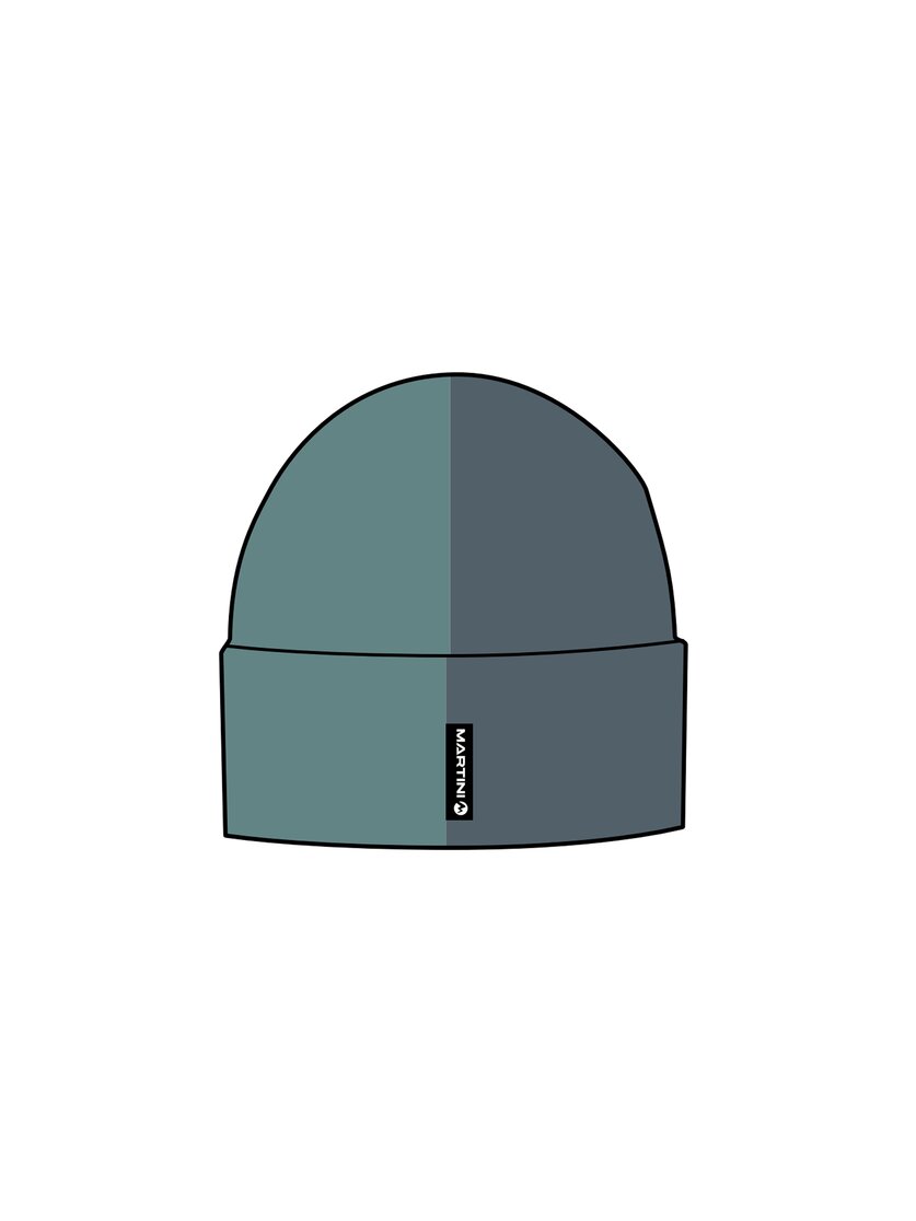 Martini Sportswear - Recharge Knitted Cap Uni - Beanie in storm-misty blue - rear view - Unisex