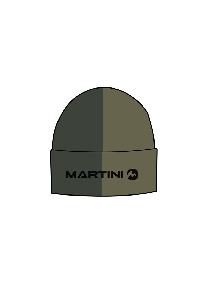 Martini Sportswear - Recharge Knitted Cap Uni - Berretto in olive-spanish green - vista frontale - Unisex