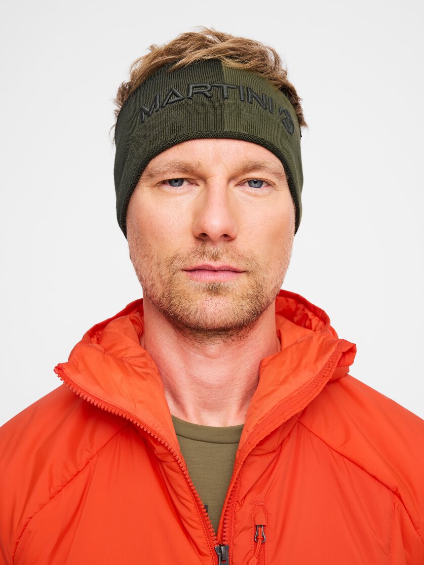Martini Sportswear - Recharge Knitted Headband Uni - Fasce per la testa in storm-misty blue - vista frontale modello - Unisex