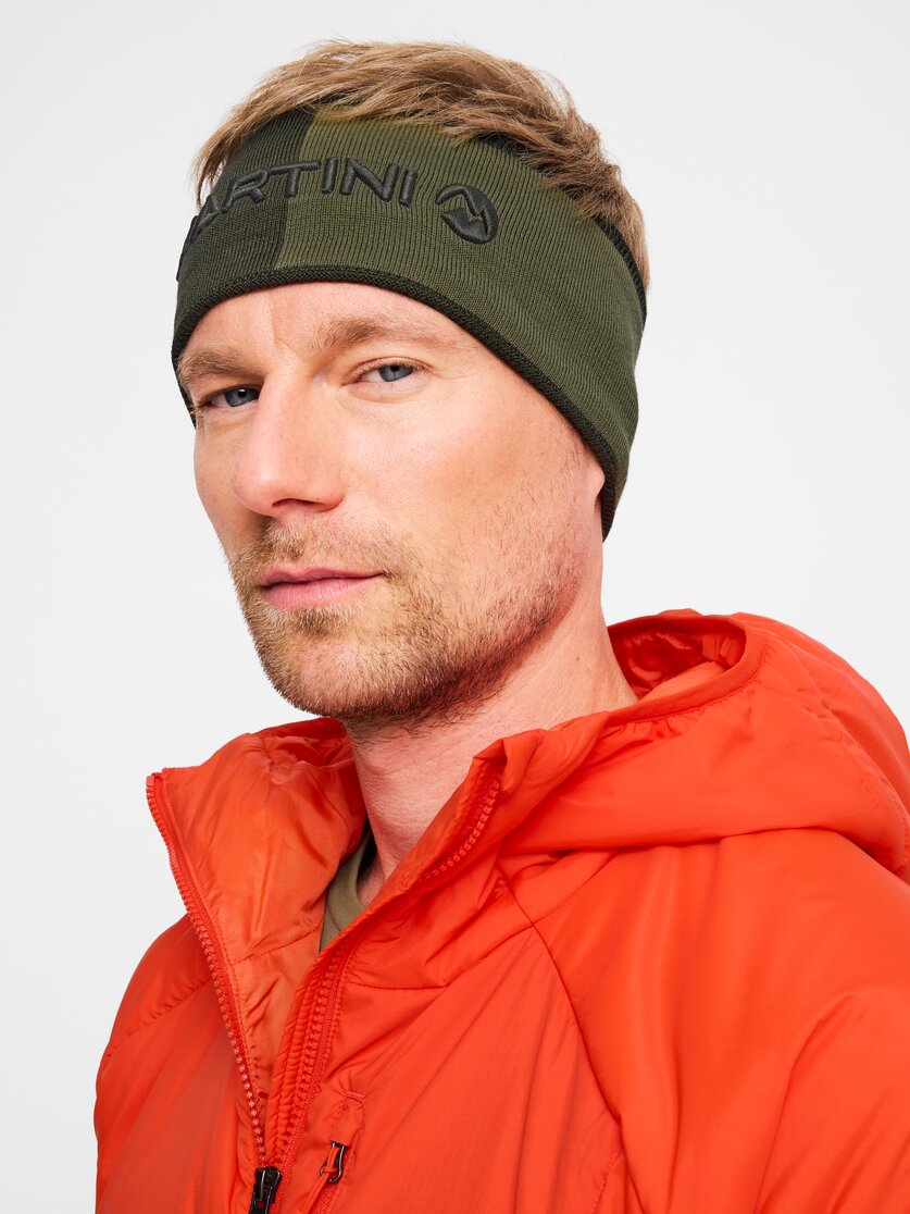 Martini Sportswear - Recharge Knitted Headband Uni - Fasce per la testa in storm-misty blue - vista laterale modello - Unisex