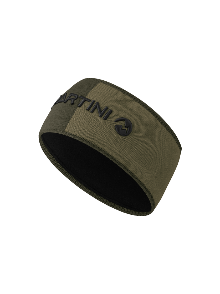 Martini Sportswear - Recharge Knitted Headband Uni - Fasce per la testa in olive-spanish green - vista frontale - Unisex