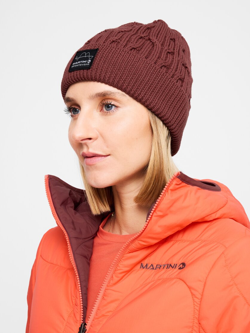 Martini Sportswear - Original Knitted Cap Uni - Beanie in lava - rear view model - Unisex