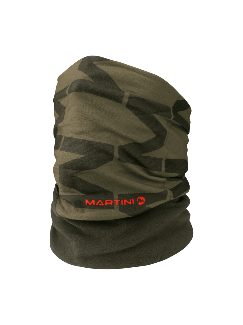 Martini Sportswear - Complete Tube Uni - Scaldacollo in spanish green-olive - vista frontale - Unisex