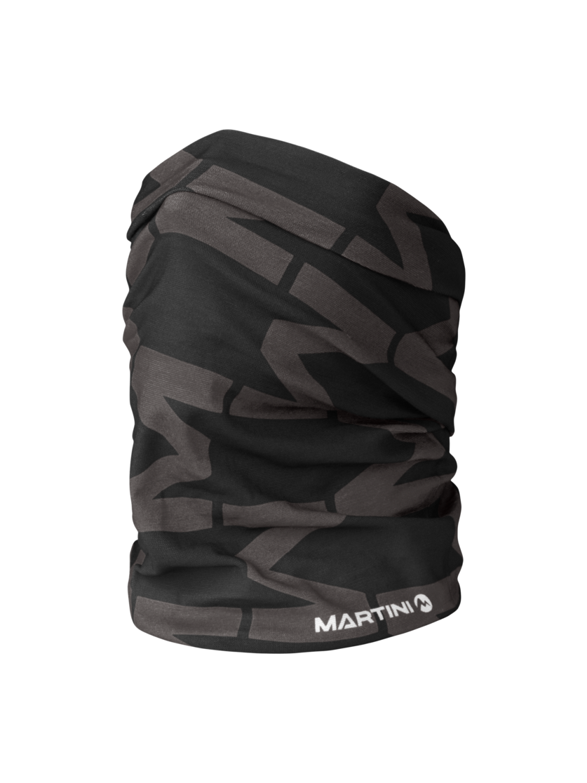 Martini Sportswear - All Passion Tube Uni - Neck warmer in black-steel - front view - Unisex