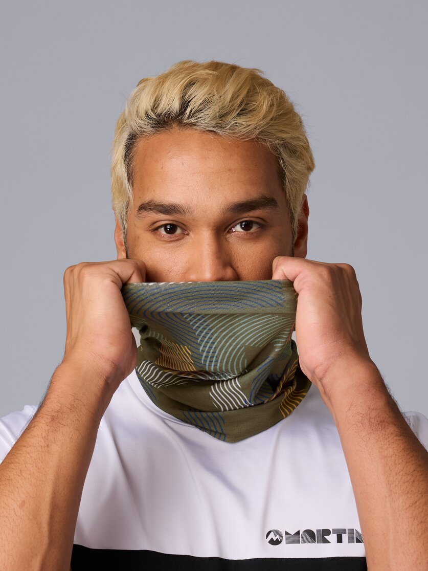 Martini Sportswear - All Passion Tube Uni - Scarves in white-poseidon - Dettaglio 1 - Unisex