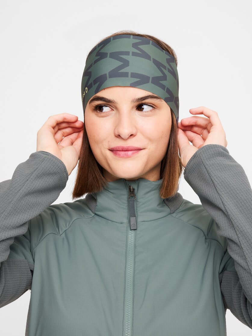 Martini Sportswear - All Passion Functional Headband Uni - Headbands in spanish green-olive - front view model - Unisex