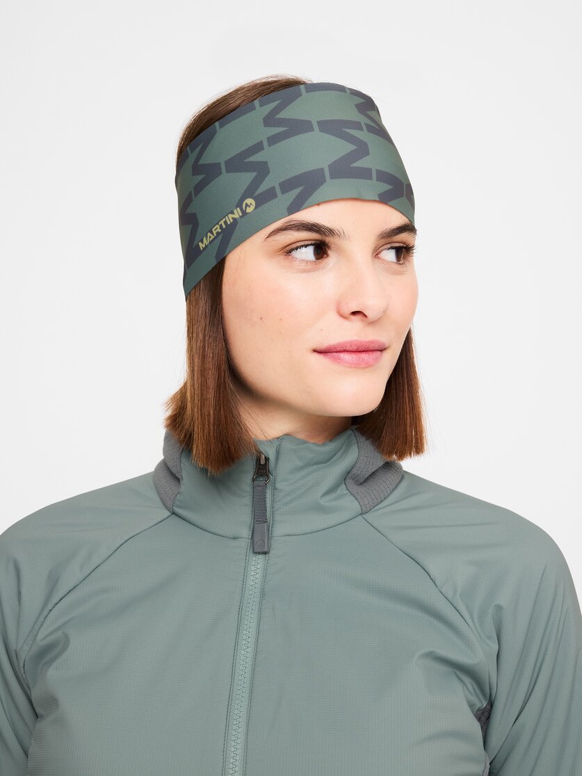 Martini Sportswear - All Passion Functional Headband Uni - Headbands in spanish green-olive - rear view model - Unisex