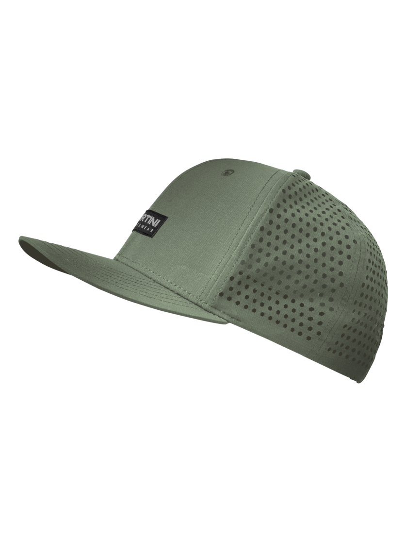 Martini Sportswear - Trailbuddy Snapback Cap Uni - Kappe in mosstone - Vorderansicht - Unisex